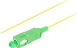Lanberg Optikai pigtail SM SC/APC ST 9/125 G657A1 sárga 2m (FP-SCAP-SS11-0020-YE) (FP-SCAP-SS11-0020-YE)