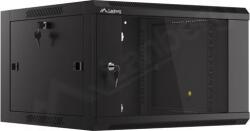Lanberg 19" fali rack szekrény 6U 600 lapraszerelt, fekete (WFFA-5606-10B) (WFFA-5606-10B)