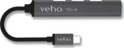 Veho VAA-650-TA4-USB-C USB 3.2 Gen 1 (3.1 Gen 1) Type-C 5000 Mbit/s Szürke (VAA-650-TA4-USB-C) (VAA-650-TA4-USB-C)