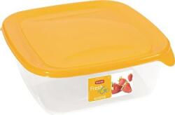 Keter Curver Fresh&Go négyzet alakú ételtároló 1.7 l sárga (182237) (182237)