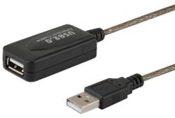 SAVIO CL-76 aktív USB hosszabító hábel aktív 5m (CL-76) (CL-76)