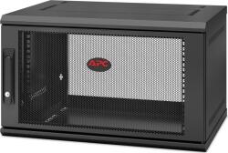 APC NetShelter WX 6U Single Hinged Wall-mount Enclosure 400mm Deep - Wall mounted rack - 6U - 90 kg - Black (AR106SH4) (AR106SH4)