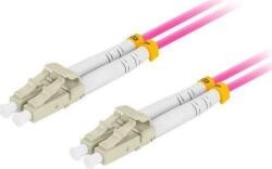 Lanberg Optikai patch MM LC/UPC-LC/UPC duplex 20m LSZH OM4 50/125 3.0mm lila (Z32816) (Z32816)