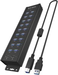 RaidSonic Icybox IB-HUB1720-U3 USB Type-A 3.2 Gen1 20-port HUB (IB-HUB1720-U3) (IB-HUB1720-U3)