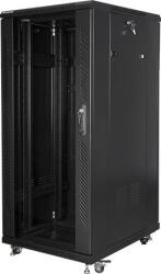Lanberg 19" szabadon álló rack szekrény 27U/600X800 lapraszerelt, fekete (FF01-6827-12B) (FF01-6827-12B)