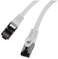 Lanberg S/FTP CAT 8.1 Patch Kábel 0.25m - Szürke (PCF8-10CU-0025-S) (PCF8-10CU-0025-S)