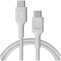 Green Cell PowerFlex 100W USB-C apa - USB-C apa Adat és töltő kábel 1.2m - Fehér (KABGC100PF120SW) (KABGC100PF120SW)