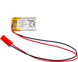 Akyga Lithium Polymer Battery Akyga AKY0472 LP301525 Li-Po 3.7V / 85mAh PCM JST 2.54 2-Pin Connector 150mm (AKY0472) (AKY0472)