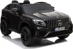 LEAN Toys Mercedes-AMG GLC 4131 LCD 12 V 2 Személyes 12 V Elektromos Kisautó - 4 db 45 W Motorral, Szülői Távirányítóval, Lakk Fekete (4131) (4131)