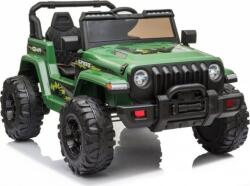 LEAN Toys CH9956 Jeep 12 7504 Elektromos Kisautó - 2.4 GHz, Szülői Távirányítóval, EVA Kerekekkel, Zöld (7504) (7504)