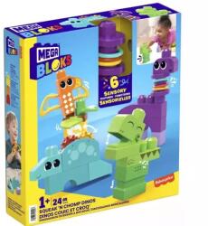 Mattel Mega Bloks: Dinó építőjáték készlet - 24 db-os (HKN43) (HKN43) (HKN43)