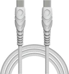 Biond BIO-20-TT USB Type-C apa - USB Type-C apa Adat és töltő kábel - Fehér (2m) (BIO-20-TT) (BIO-20-TT)