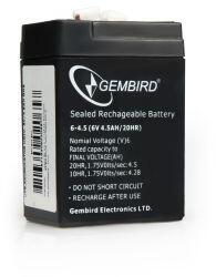 Gembird univerzális akkumulátor 6V/4.5AH (BAT-6V4.5AH) (BAT-6V4.5AH)
