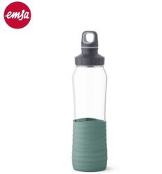 emsa KW DRINK2GO N31003 Napi használatra 700 ml Üveg Zöld, Átlátszó (N3100300) (N3100300)