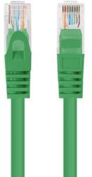 Lanberg UTP cat. 5e Patch kábel 1.5m - Zöld (PCU5-20CC-0150-G) (PCU5-20CC-0150-G)