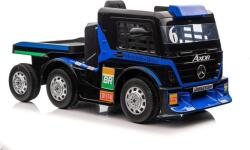 LEAN Toys Mercedes Axor XMX622B Elektromos Kamion 4244 - 24 V, 2 Darab 400 W Motor, LCD Kijelzővel, Szülői Távirányítóval, Kék (4244) (4244)