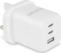DICOTA 3-port Gan Wall Charger (65w) Uk (d32055) (d32055)