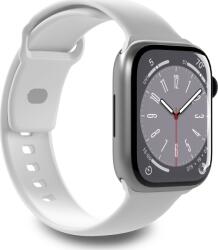 Puro Apple Watch 42/44/45/49mm Szilikon Okosóra szíj - Fehér (PUR709) (PUR709)