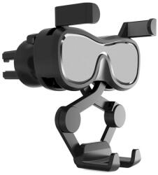 Hurtel YC06 4"-6, 2" Mobiltelefon autós tartó - Ezüst (YC06 CAR AROMATHERAPY PHONE HOLDER SILVER) (YC06 CAR AROMATHERAPY PHONE HOLDER SILVER)