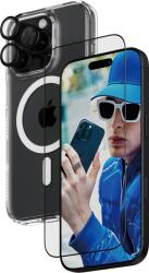 Panzer 3in1 Protection Apple iPhone 16 Pro Telefon tok készlet - Átlátszó (B1292+2862+1284) (B1292+2862+1284)