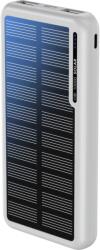 Boompods Obi Solar Powerbank USB-A + Type-C / 10000mAh 20W - Fehér (POSWHT) (POSWHT)