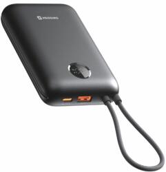 SWISSTEN Swisten Voltbox Powerbank integrált kábellel USB-A / C + Lighting / 2000mAh 35W - Fekete (8595217490567) (8595217490567)