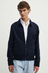 APC A. P. C. pamut kabát blouson gilles sötétkék, átmeneti, COHAK. H02706 - sötétkék XL