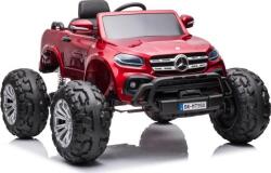 LEAN Toys Mercedes DK-MT950 4x4 12 V Elektromos Kisautó 9775 - LCD Kijelzővel, Nyitható Ajtókkal, Szülői Távirányítóval, Lakk Piros (9775-uniw) (9775-uniw)