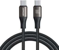 JOYROOM SA25-CC5 USB-C apa - USB-C apa 2.0 Adat és töltőkábel - Fekete (2m) (SA25-CC5 2M BLACK) (SA25-CC5 2M BLACK)