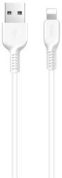 hoco. X13 adatátviteli kábel és töltő (USB - lightning 8pin, 100cm, törésgátló) FEHÉR (X13_W_LIGHTNING) (X13_W_LIGHTNING) (X13_W_LIGHTNING)