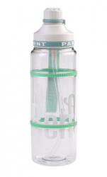 Berretti BR-0176 Sport és utazó Műanyag Ivópalack 1000 ml - Átlátszó / Zöld (BR-0176) (BR-0176)