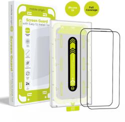 Mobile Origin Screen Guard With Easy Applicator 2 Pack iPhone 16 üvegfólia (SGA-F-i16-2pk) (SGA-F-i16-2pk)