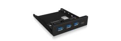 RaidSonic ICY BOX IB-HUB1418-i3 Fekete (IB-HUB1418-I3) (IB-HUB1418-I3)