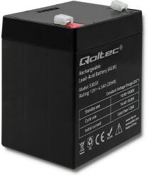 Qoltec 53033 12V/4, 5Ah UPS Akkumulátor - Fekete (53033) (53033)