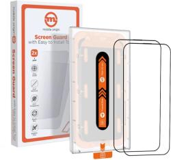 Mobile Origin Orange Screen Guard Apple iPhone 15 Edzett üveg kijelzővédő (2db) (SGA-F-I15-2PK) (SGA-F-I15-2PK)