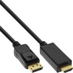 InLine 17181I video átalakító kábel 1 M HDMI A-típus (Standard) DisplayPort Fekete (17181I) (17181I)