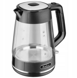 Amica KF4050G Üveg Vízforraló 1.7L 2200W Fekete/Átlátszó (1194225) (1194225)