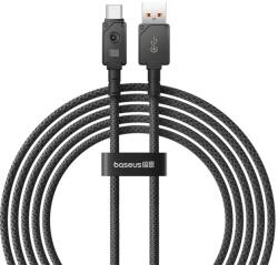 Baseus Unbreakable Series 100W USB-A apa - USB-C apa Adat és töltő kábel 2m - Fekete (P10355801111-01) (P10355801111-01)