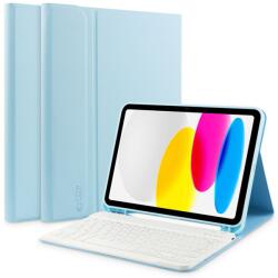 Tech-Protect Apple iPad 10.9 (2022) tablet tok (Smart Case) on/off funkcióval, Apple Pencil tartóval, billentyűzettel - Tech-Protect - blue (ECO csomagolás) (FN0535) (FN0535)