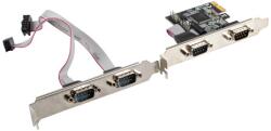 Lanberg PCI-E 4x COM vezérlő (PCE-DB9-004) (PCE-DB9-004)