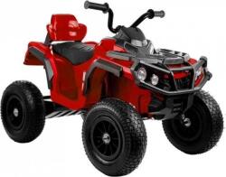 LEAN Toys BD 12 V Quad 4117 Fújható Kerekekkel - Piros (4117) (4117)