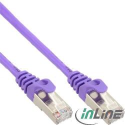 InLine 72550P hálózati kábel Lila 0, 5 M Cat5e SF/UTP (S-FTP) (72550P) (72550P)