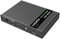 Techly IDATA HDMI-KVM67 KVM hosszabbító Adó és vevő (361629) (361629)