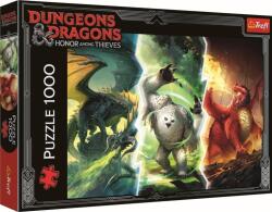 Trefl Dungeons & Dragons Legendary Monsters of Faerun Puzzle (cu imagine) fierăstrău 1000 buc. Altele (10763 TREFL) (10763 TREFL)