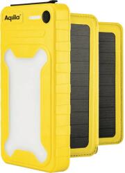 Aqiila Powerbird BS10 Napelemes Powerbank USB-A + Type-C / 10000mAh 37W - Sárga (AQPBPBIBS1SG973) (AQPBPBIBS1SG973)