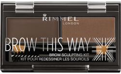 Rimmel LONDON Brow This Way Brow Sculpturing Kit (3607344535044) (3607344535044)