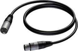 Procab CAB901 XLR apa - XLR anya Kábel (1m) (1KPBA137) (1KPBA137)