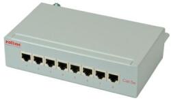 Roline STP CAT5e patch panel 8 port szürke (26.11. 0304-10) (26.11. 0304-10) (26.11.0304-10)