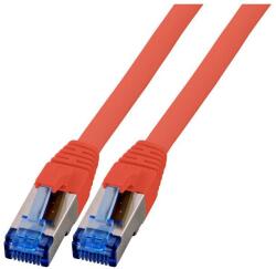 EFB-Elektronik RJ45 Patchkabel S/FTP, Cat. 6A, Cat7 TPE superflex, 15m, rot (K5525FRT. 15) (K5525FRT. 15) (K5525FRT.15)