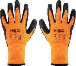 NEO TOOLS 97-612-8 Munkakesztyű, Hőszigetelt, Latex Bevonatú Poliészter, 2242X, 8" (97-612-8) (97-612-8)
